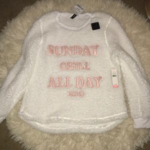 Plush long sleeve shirt